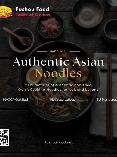 👨‍🍳 Looking for a reliable supplier of premium Asian noodles? 🥢 Fushou Food brings authentic, non-fried noodles straight from our Czech…
